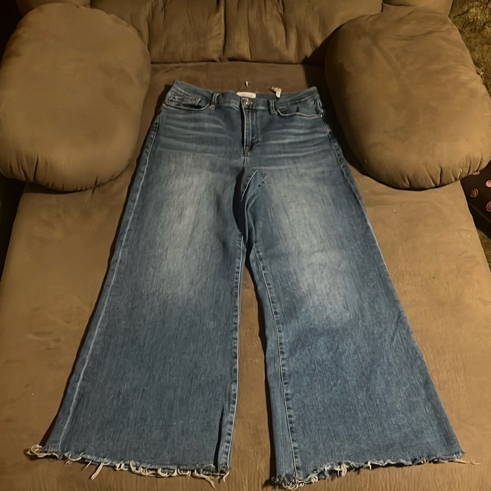 FRAME Denim La Palazzo in Blue Fade, size 32